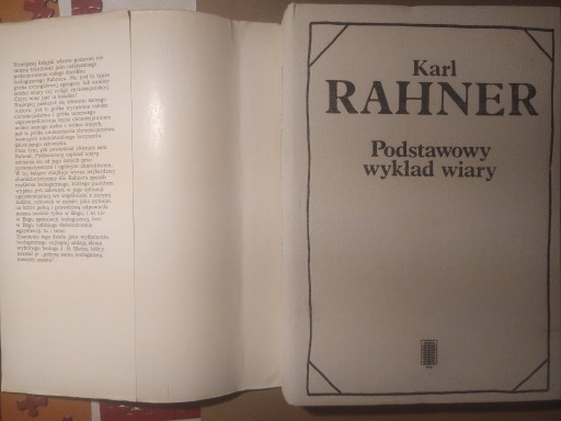 Zdjęcie oferty: Karl Rahner, Podstawowy wykład wiary, PAX 1987