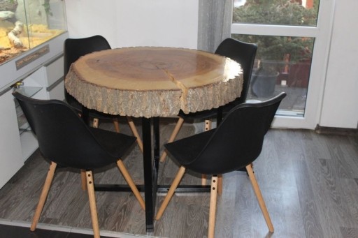Zdjęcie oferty: Stół lub stolik jesion srednica 93cm lakierowany