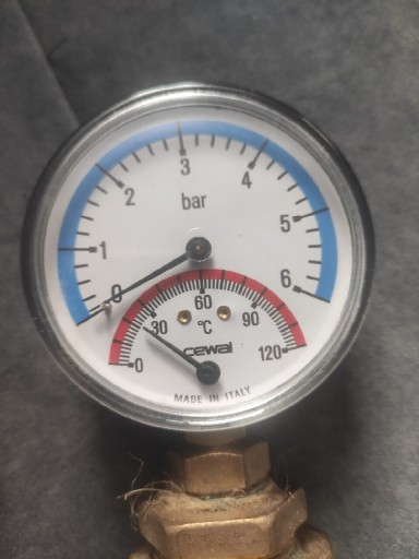 Zdjęcie oferty: Zawór kulowy 1 1/2 z termostatem i z barometrem
