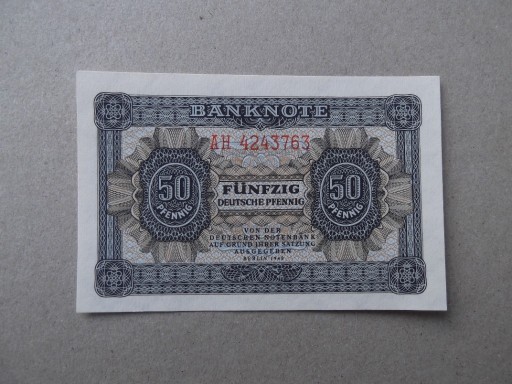 Zdjęcie oferty: Niemcy NRD 50 fenigów 1948 ser.AH UNC