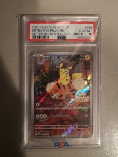 Zdjęcie oferty: Pokemon PSA 10 Karta Detective Pikachu JP 098/SV-P