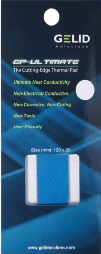 Zdjęcie oferty: Thermalpad Gelid Gp-Ultimate 120X20x2.0Mm 15W/Mk