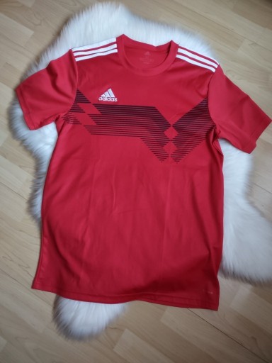 Zdjęcie oferty: Męska czerwona koszulka sportowa Adidas Climalite