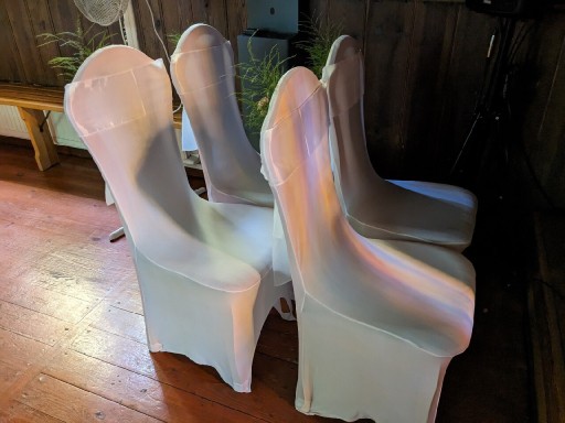 Zdjęcie oferty: Pokrowce na krzesła 4szt ślubne ślub wesele tiul