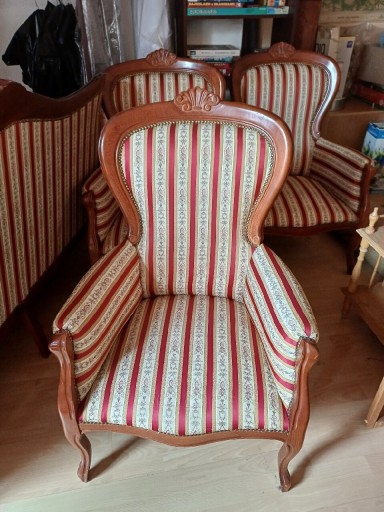 Zdjęcie oferty:  Fotele w stylu empire 3 szt.
