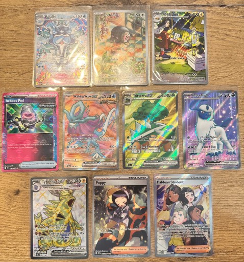 Zdjęcie oferty: POKEMON TCG: 10 KART FA/ILLUSTRATION RARE/ACE SPEC