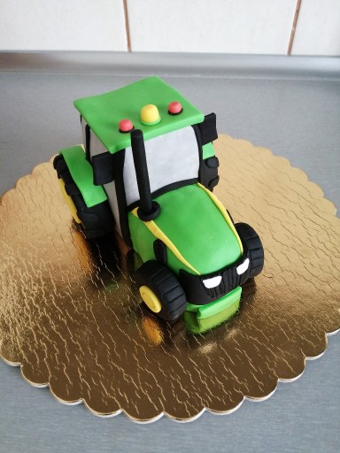 Zdjęcie oferty: Traktor na tort cukrowy duży figurka