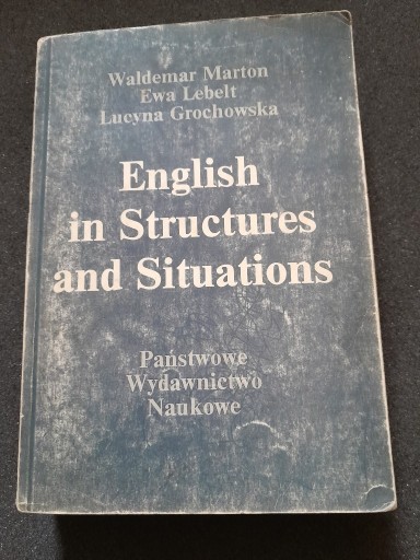 Zdjęcie oferty: English in structures and situations - Marton