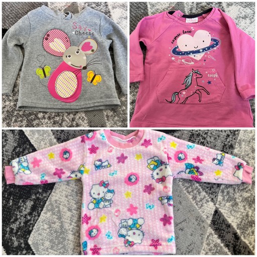 Zdjęcie oferty: Bluzy 74 dziewczynka 