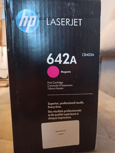 Zdjęcie oferty: Toner HP LASERJET 642A CB403A MAGENTA (purpurowy)