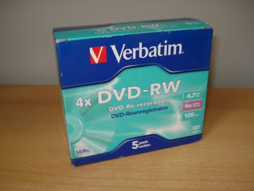 Zdjęcie oferty: Płyta Verbatim DVD-RW 4,7 GB