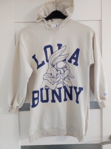 Zdjęcie oferty: Zara super długa luźna bluza królik Bugs 152