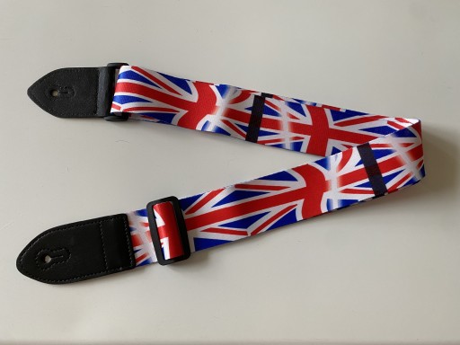 Zdjęcie oferty: Pasek gitarowy flaga brytyjska uniwersalny NOWY!