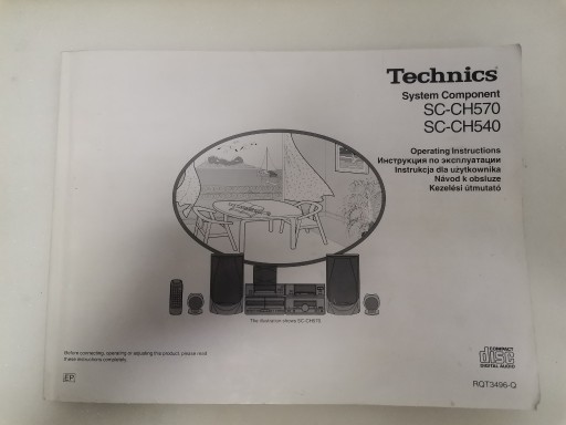 Zdjęcie oferty: instrukcja obsługi Technics SC-CH570, SC-CH54