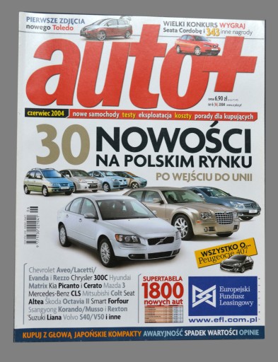 Zdjęcie oferty: AUTO +CZERWIEC 2004 SUPER STAN