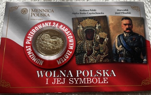 Zdjęcie oferty: Moneta WOLNA POLSKA I JEJ SYMBOLE 