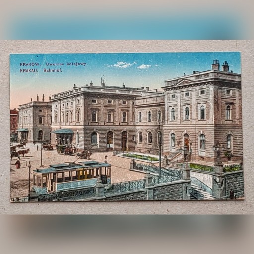 Zdjęcie oferty: Kraków - Dworzec kolejowy -  1918