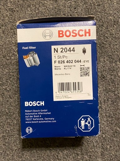 Zdjęcie oferty: Filtr paliwa Bosch F 026 402 044