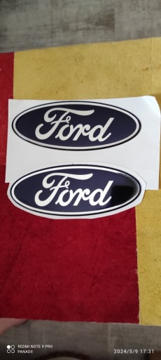 Zdjęcie oferty: Emblemat Ford naklejki żel 