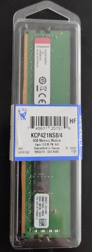 Zdjęcie oferty: Pamięć RAM Kingston KCP421NS8/4 4GB