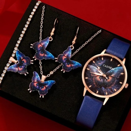 Zdjęcie oferty: Komplet biżuterii damski motylki nowy
