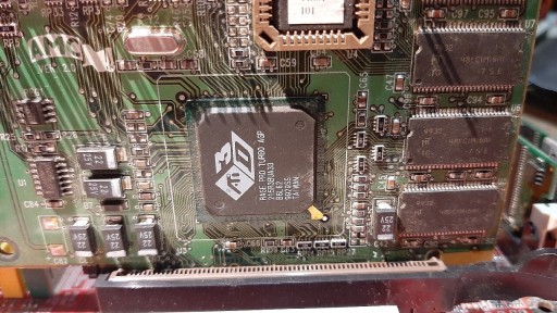 Zdjęcie oferty: Old karta graficzna AGP ATI 3D RAGE Pro 8MB retro 