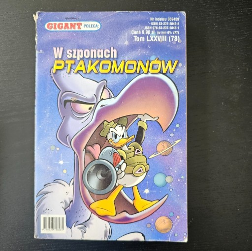 Zdjęcie oferty: Komiks GIGANT POLECA nr 78 - W szponach ptakomonów