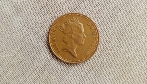 Zdjęcie oferty: Moneta kolekcjonerska one Penny Elizabeth II 1987