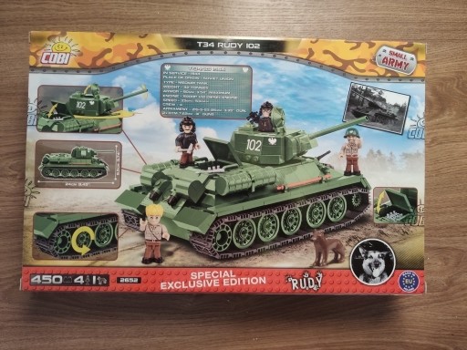 Zdjęcie oferty: Cobi Small Army T34 Rudy 102 - 450 klocków - 2652