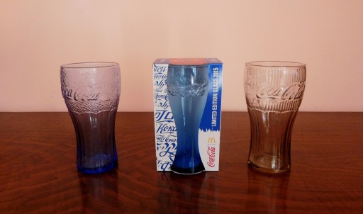 Zdjęcie oferty: 3 x szklanki Coca-Cola ( Limited Edition Glas 2015