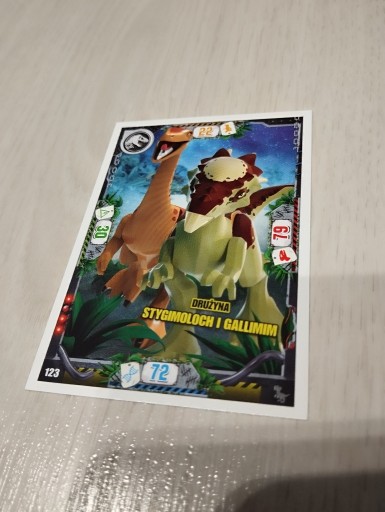 Zdjęcie oferty: Karta LEGO Jurassic World seria 3 - nr 123