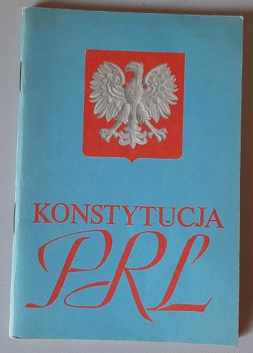 Zdjęcie oferty: Konstytucja PRL Polskiej Rzeczypospolitej Ludowej