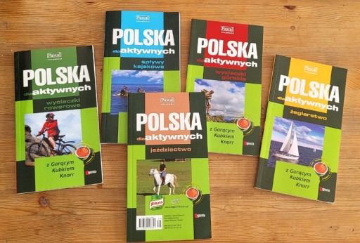 Zdjęcie oferty: 5 książek Polska dla aktywnych