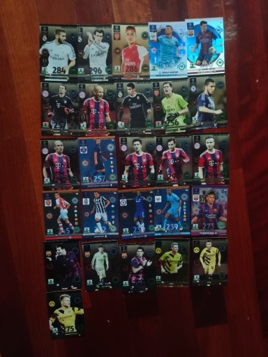 Zdjęcie oferty: 26 kart piłkarskich z edycji 2014/15