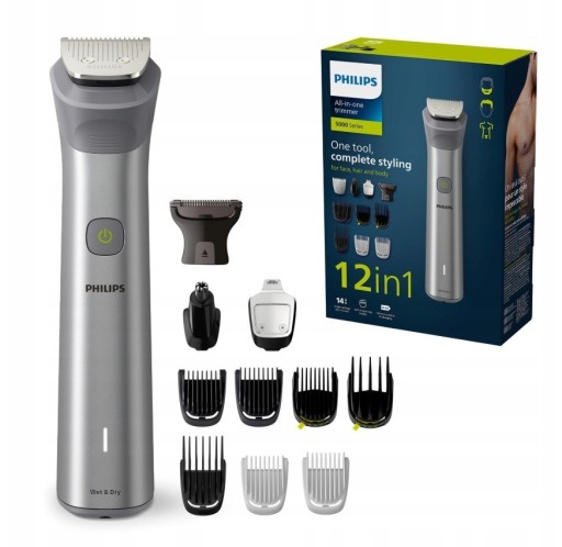 Zdjęcie oferty: Trymer Philips Multigroom Series 5000, 12w1