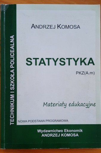 Zdjęcie oferty: Statystyka Andrzej Komosa