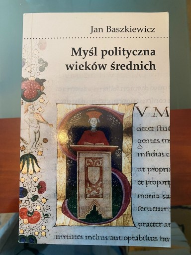 Zdjęcie oferty: Baszkiewicz Myśl polityczna wieków średnich