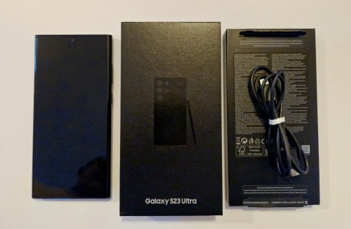 Zdjęcie oferty: Samsung Galaxy S23 Ultra + 8GB/256GB Czarny JAK NOWY