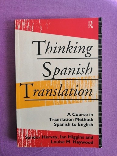 Zdjęcie oferty: Thinking Spanish Translation