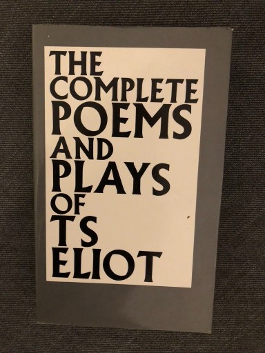 Zdjęcie oferty: TS ELIOT, THE COMPLETE POEMS AND PLAYS