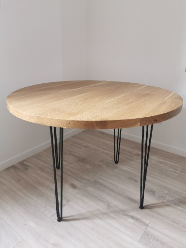 Zdjęcie oferty: Okrągły stół dębowy styl loftowy lite drewno
