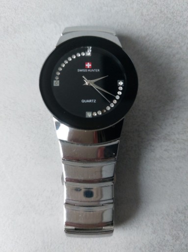 Zdjęcie oferty: Zegarek Swiss Hunter Quartz kryształki bransoleta