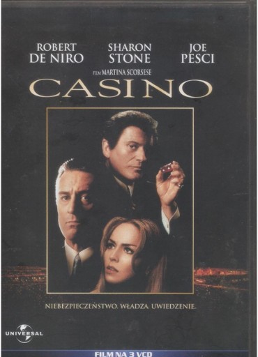 Zdjęcie oferty: 3 x VCD Casino – De Niro, Stone, Pesci