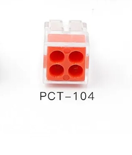 Zdjęcie oferty: Złączka instalacyjna wago 4 p -  PCT-104