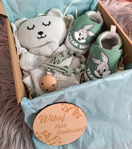 Zdjęcie oferty: Babybox zestaw prezentowy babyshower chrzest 