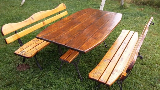 Zdjęcie oferty: Meble ogrodowe komplet stół ławki jodła
