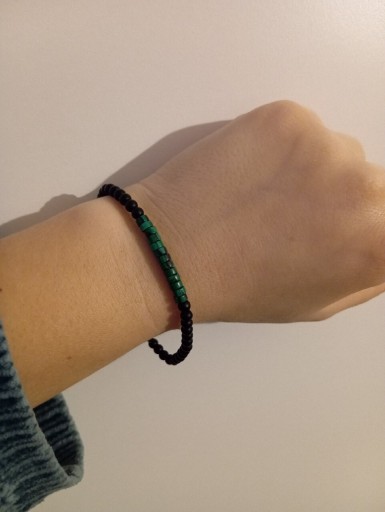 Zdjęcie oferty: Nowa bransoletka czarno zielona