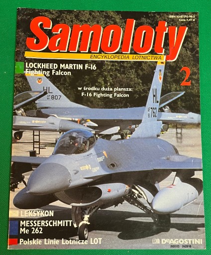 Zdjęcie oferty: Samoloty Encyklopedia lotnictwa nr 2