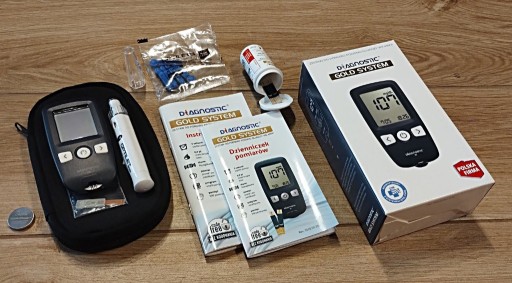 Zdjęcie oferty: Glukometr / Diagnostic Gold System / Zestaw