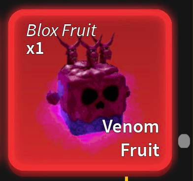 Zdjęcie oferty: Roblox Venom Trucizna Fruit Owoc Blox Fruits Trade